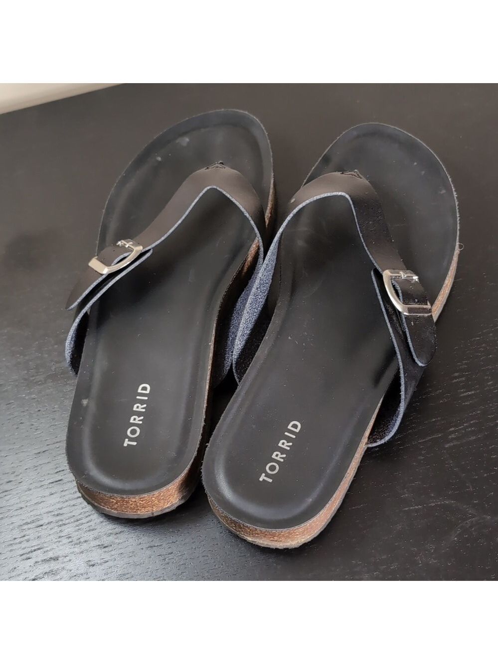 Torrid Sandals Faux leather Size 11.5 women's Extra wide